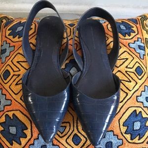 Zara point slingback flats